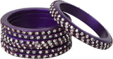 Siyas Collection Lac Cubic Zirconia Bangle Set