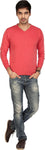 Acropolis by Shoppers Stop Solid V-neck Casual Men's Sweater