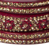 Siyas Collection Lac Cubic Zirconia Bangle Set