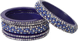 Siyas Collection Lac Cubic Zirconia Bangle Set