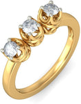 BlueStone The Glamour Fiesta Yellow Gold Diamond 18 K Ring