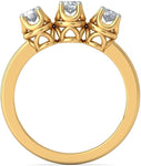 BlueStone The Glamour Fiesta Yellow Gold Diamond 18 K Ring