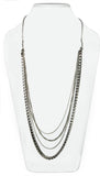 Envoy Elegance Alloy, Acrylic Necklace