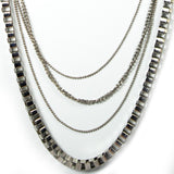 Envoy Elegance Alloy, Acrylic Necklace