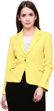 Pannkh Self Design Single Breasted Casual Women's Blazer