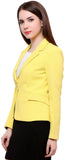 Pannkh Self Design Single Breasted Casual Women's Blazer