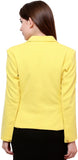 Pannkh Self Design Single Breasted Casual Women's Blazer
