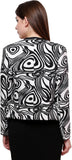 Pannkh Printed Single Breasted Casual Women's Blazer