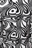 Pannkh Printed Single Breasted Casual Women's Blazer