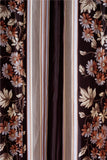 Furhome Polyester Multicolor Floral Eyelet Window & Door Curtain