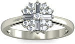 BlueStone The Supra White Gold Diamond 18 K Ring