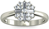 BlueStone The Supra White Gold Diamond 18 K Ring