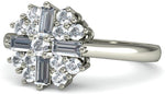BlueStone The Supra White Gold Diamond 18 K Ring