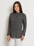 ANASAZI Casual Full Sleeve Printed Women's Top