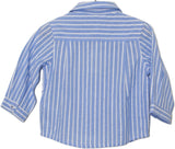 Jacadi paris Baby Boy's Striped Casual Blue Shirt