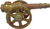 Craftuno Handcrafted Soapstone Mini Cannon Showpiece  -  6.25 cm
