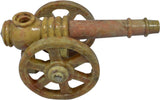 Craftuno Handcrafted Soapstone Mini Cannon Showpiece  -  6.25 cm