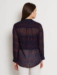 ANASAZI Casual Full Sleeve Printed Women's Top