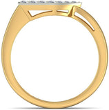 BlueStone The Ishaan Yellow Gold Diamond 18 K Ring