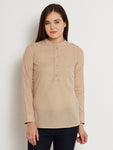 ANASAZI Casual Full Sleeve Striped Women's Top