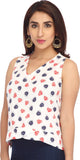 Enah Casual Sleeveless Printed Women's Top