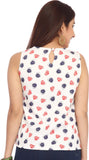 Enah Casual Sleeveless Printed Women's Top