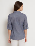 ANASAZI Casual 3/4 Sleeve Solid Women's Top