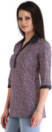 ZAIRE Casual 3/4 Sleeve Printed Women's Top