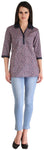 ZAIRE Casual 3/4 Sleeve Printed Women's Top