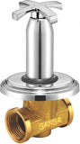 Ganga 2113 Eva Flush Cock With Washer System And Adjustable Wall Flange (25 mm) Faucet Set
