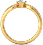 BlueStone The Sylka Yellow Gold Diamond 18 K Ring