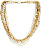 Galz4ever White & Bead Alloy Necklace