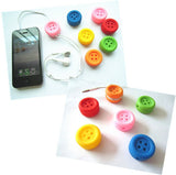 Futaba 225-Button Shaped Winder Earphone Cable Organizer