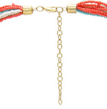 Galz4ever Tarq & Red Bunch Alloy Necklace