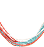 Galz4ever Tarq & Red Bunch Alloy Necklace