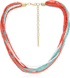 Galz4ever Tarq & Red Bunch Alloy Necklace