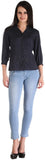 ZAIRE Casual 3/4 Sleeve Polka Print Women's Top
