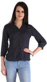 ZAIRE Casual 3/4 Sleeve Polka Print Women's Top