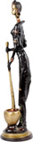 Tatvaarts Tribal Danda Lady Showpiece  -  48.26 cm
