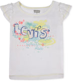 Levis Kids Casual Short Sleeve Printed Girl's Top