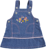 Tillu Pillu Baby Girl's Blue Dungaree