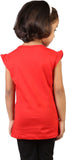 My Little Joy Casual Short Sleeve Printed Baby Girl's Top