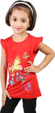 My Little Joy Casual Short Sleeve Printed Baby Girl's Top