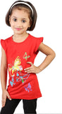 My Little Joy Casual Short Sleeve Printed Baby Girl's Top