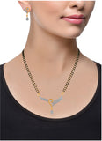 American Diamond Copper, Brass Jewel Set