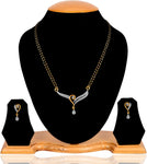 American Diamond Copper, Brass Jewel Set