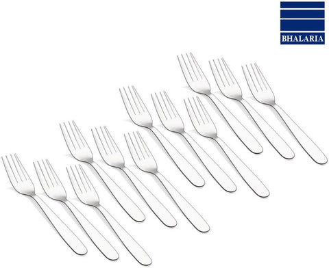 Bhalaria Oval Dessert Fork Stainless Steel Dessert Fork Set