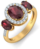 BlueStone The Jewel Bliss Yellow Gold Diamond 18 K Ring