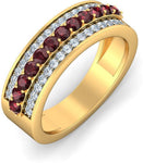 BlueStone The Fashion Finesse Yellow Gold Diamond 18 K Ring