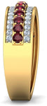 BlueStone The Fashion Finesse Yellow Gold Diamond 18 K Ring